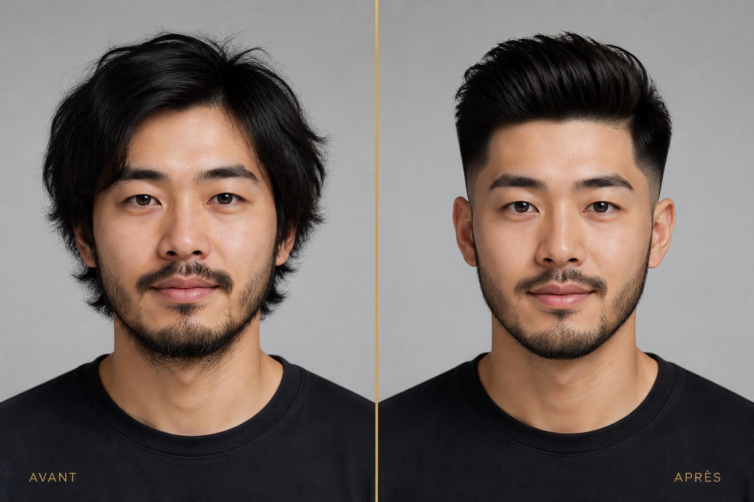 Portrait coupe homme